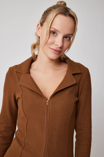 ZIPPERED JACKET
