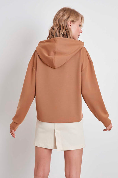 SWEATSHIRT WITH EMBROIDERY HOODIE