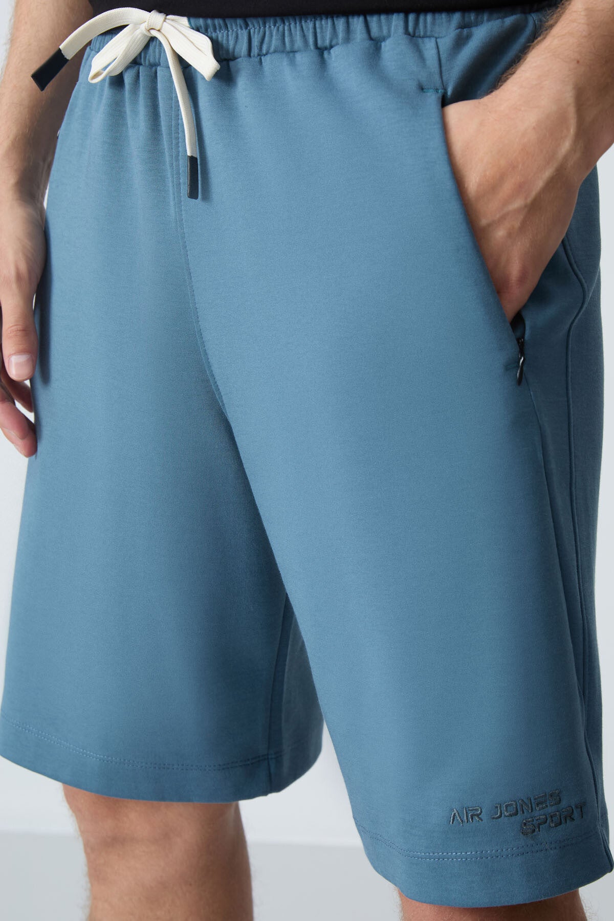Forest Green Cotton Thick Soft Textured Standard Fit Basic Men's Shorts - 81276