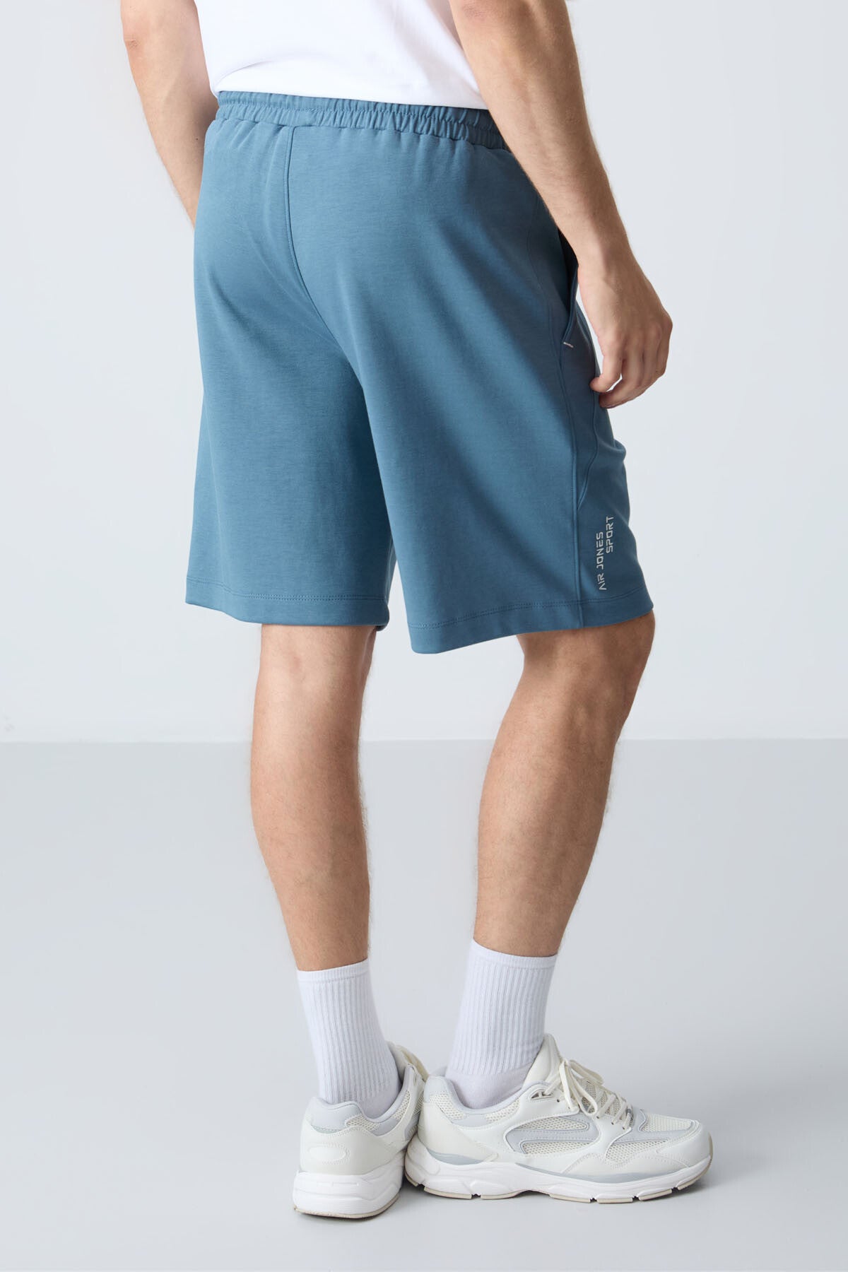 Forest Green Cotton Thick Soft Textured Standard Fit Basic Men's Shorts - 81278