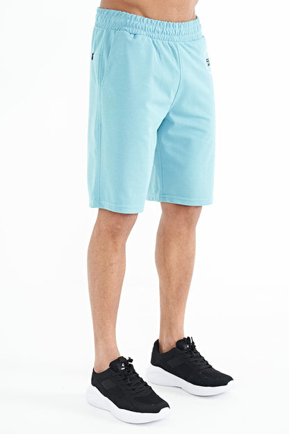 Antony Light Blue Standard Fit Men's Shorts - 81247