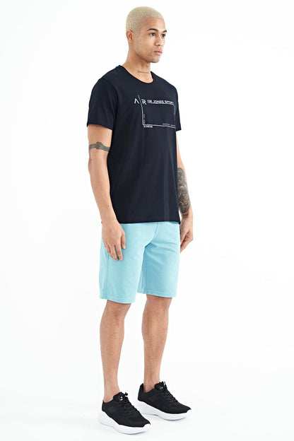 Antony Light Blue Standard Fit Men's Shorts - 81247