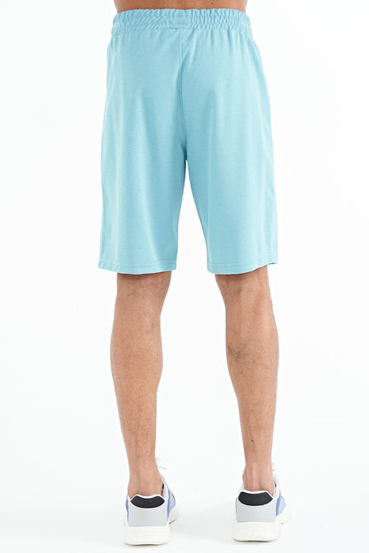 Arlo Light Blue Pocketed Men's Shorts - 81248