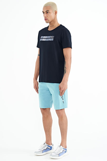 Arlo Light Blue Pocketed Men's Shorts - 81248