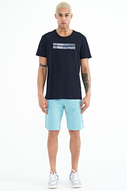 Arlo Light Blue Pocketed Men's Shorts - 81248