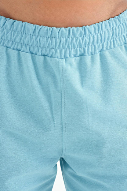 Arlo Light Blue Pocketed Men's Shorts - 81248