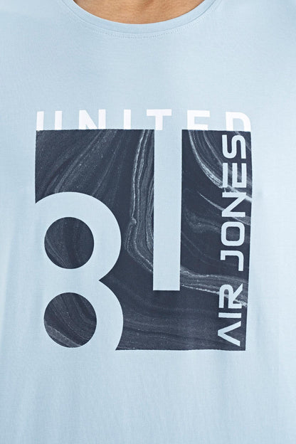 George Light Blue Standard Fit Men's T-Shirt - 88220