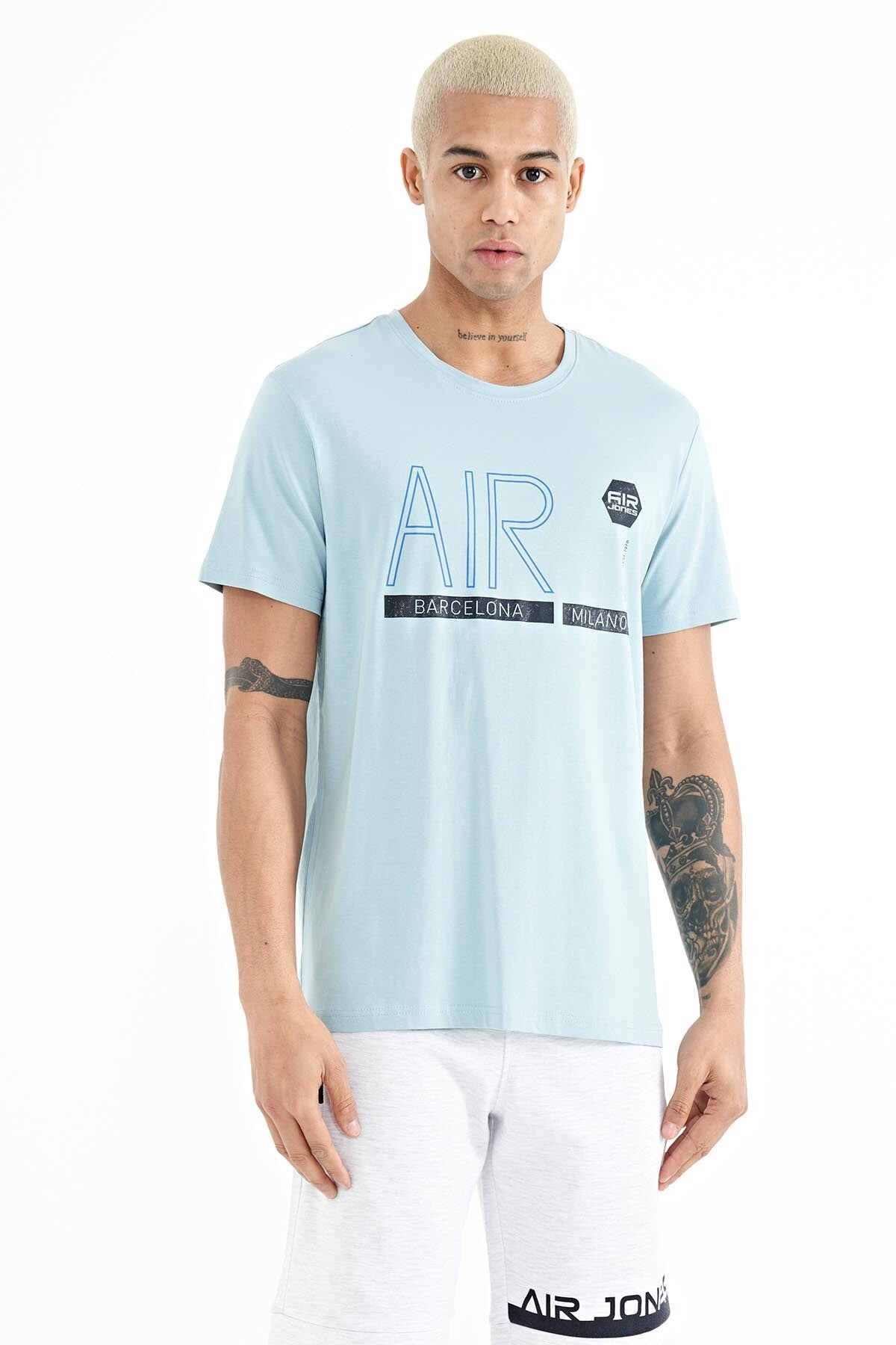 Conan Light Blue Standard Fit Men's T-Shirt - 88209