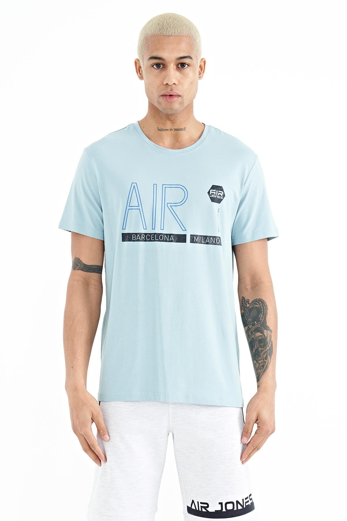 Conan Light Blue Standard Fit Men's T-Shirt - 88209