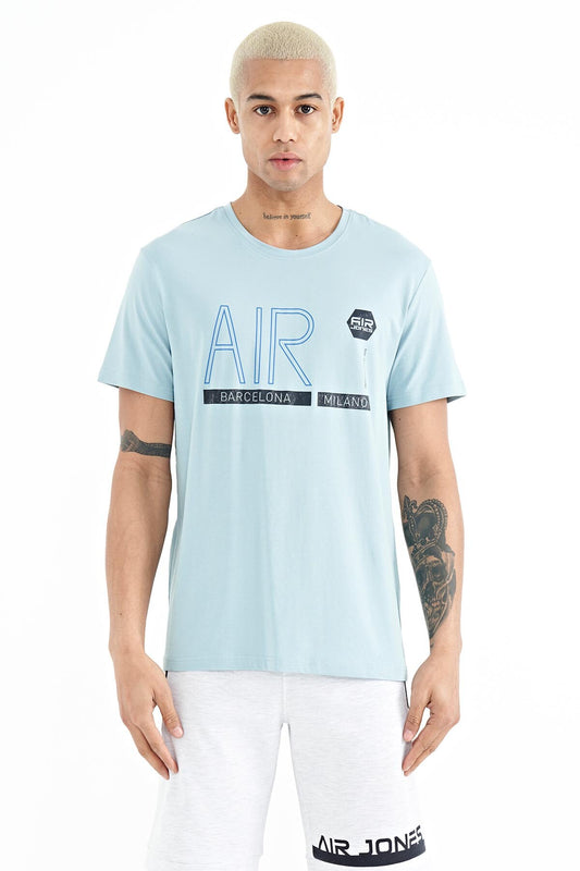 Conan Light Blue Standard Fit Men's T-Shirt - 88209