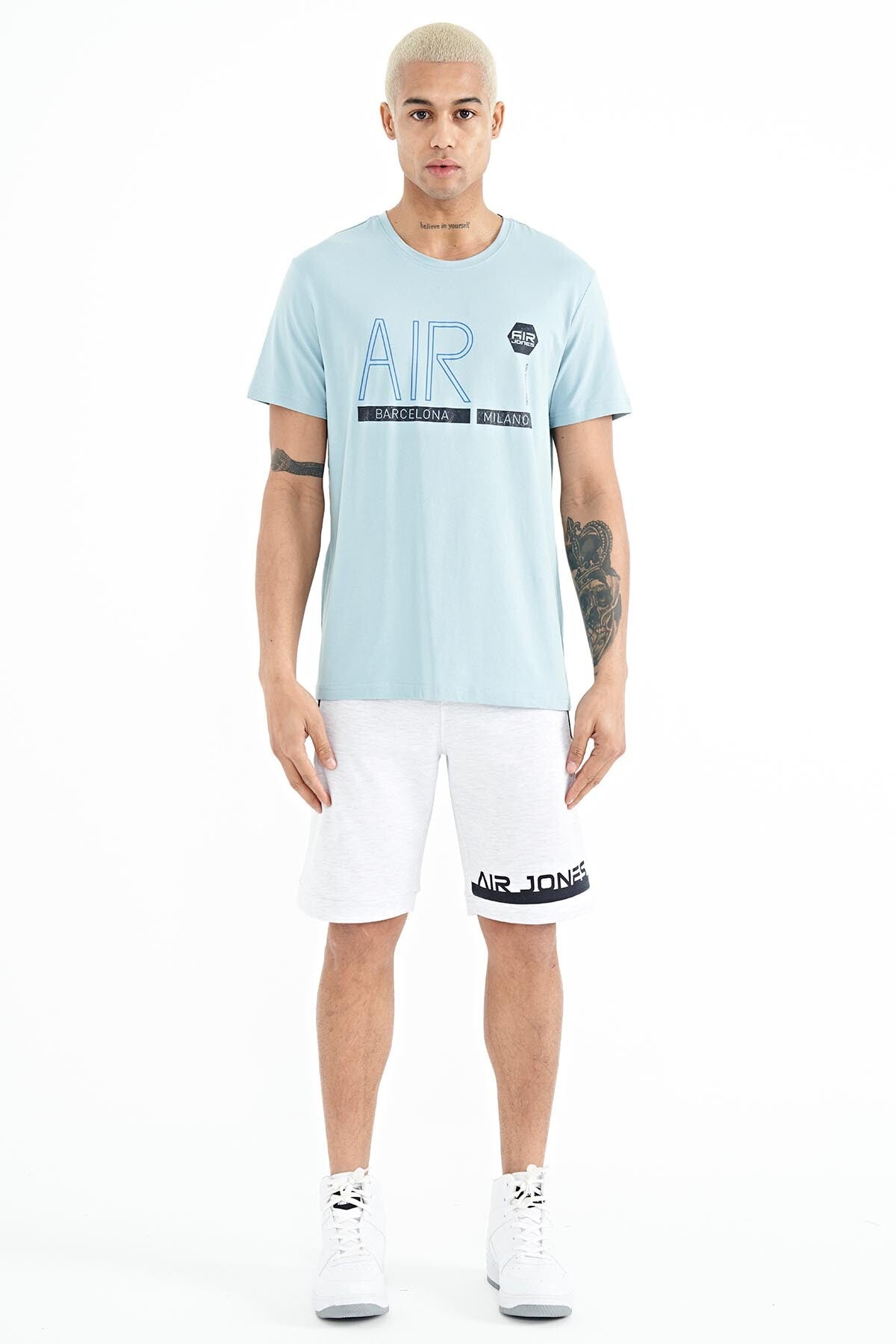Conan Light Blue Standard Fit Men's T-Shirt - 88209
