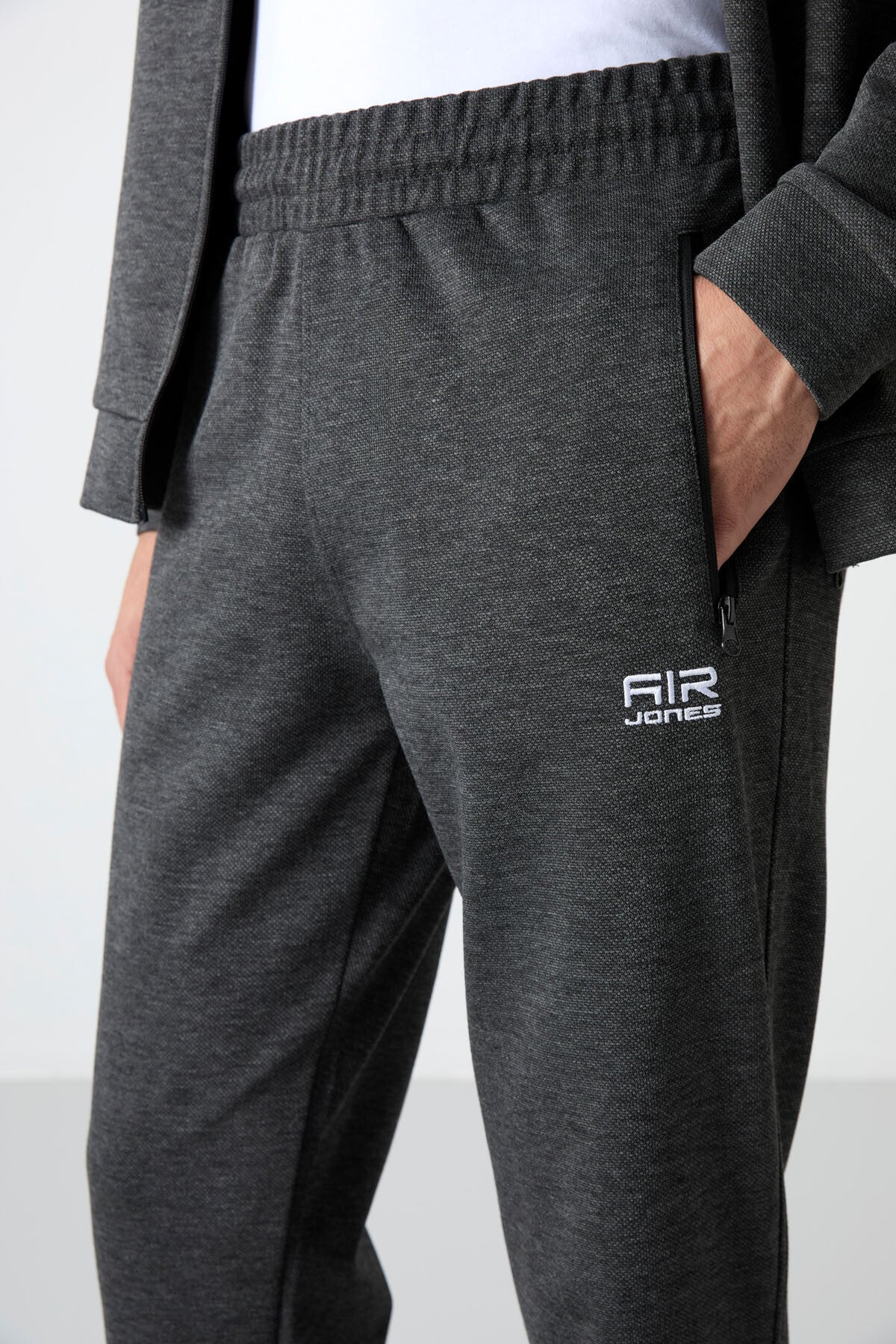 Hugo Anthracite Melange Jogger Men's Tracksuit Set - 85198