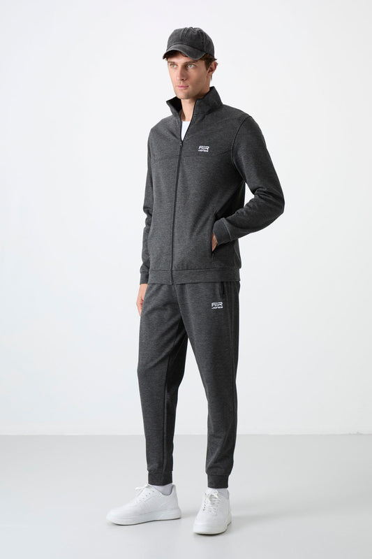 Hugo Anthracite Melange Jogger Men's Tracksuit Set - 85198