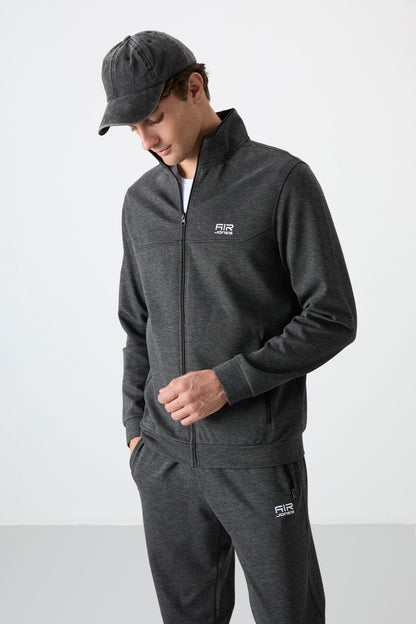 Hugo Anthracite Melange Jogger Men's Tracksuit Set - 85198
