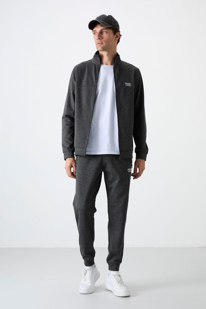 Hugo Anthracite Melange Jogger Men's Tracksuit Set - 85198