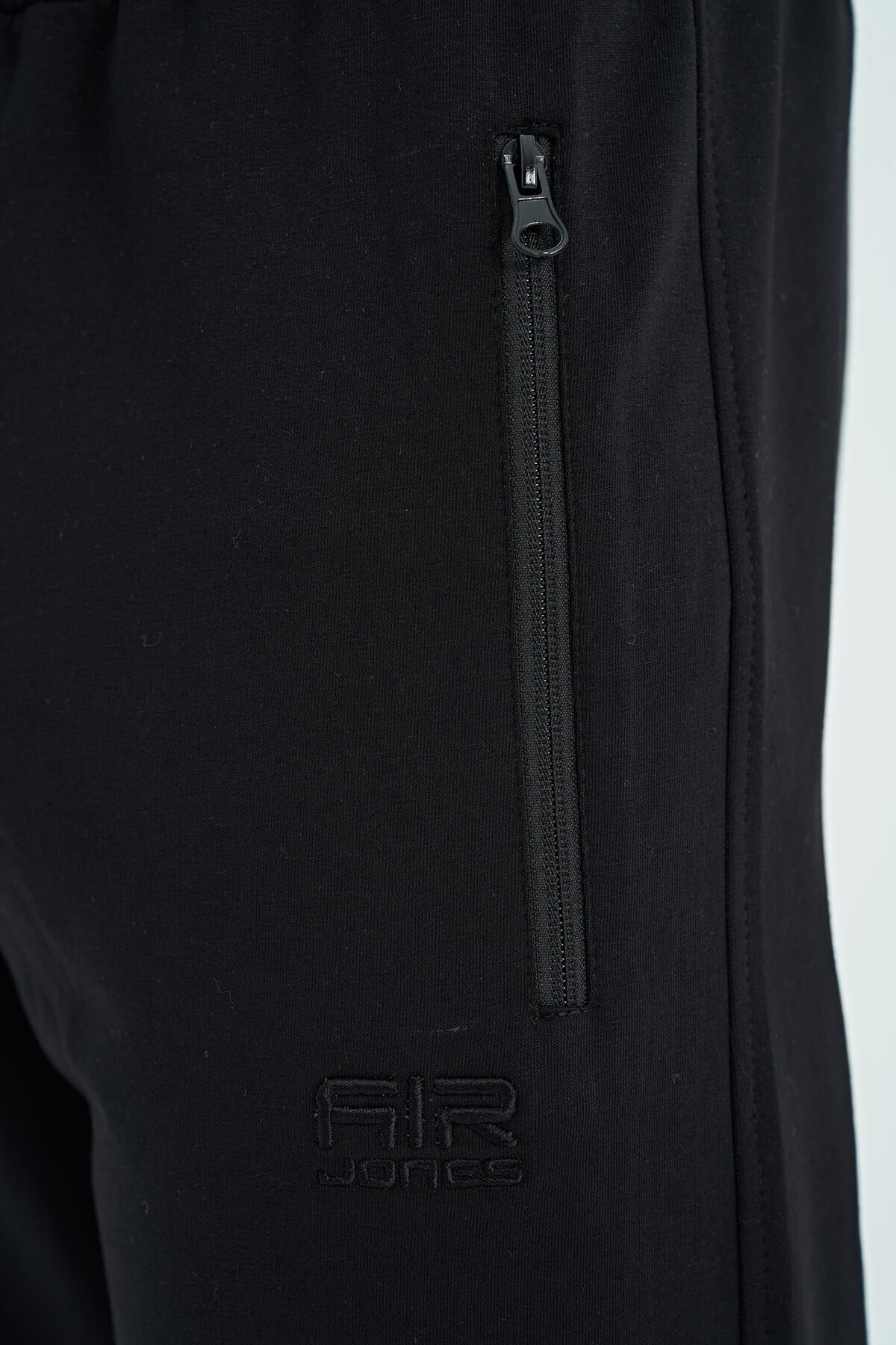 Harry Anthracite Melange - Black Standard Mold Men's Tracksuit Set - 85197