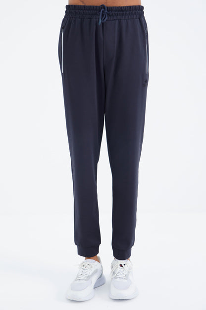 Anthracite Laced Detail Relax Fit Men's Tracksuit Bottom - 84993