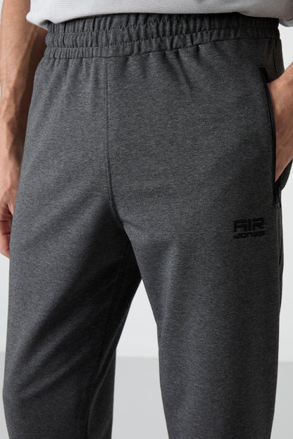 Barton Anthracite Melange Jogger Men's Tracksuit Bottom - 84952