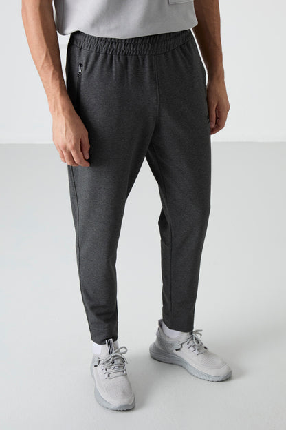 Barton Anthracite Melange Jogger Men's Tracksuit Bottom - 84952