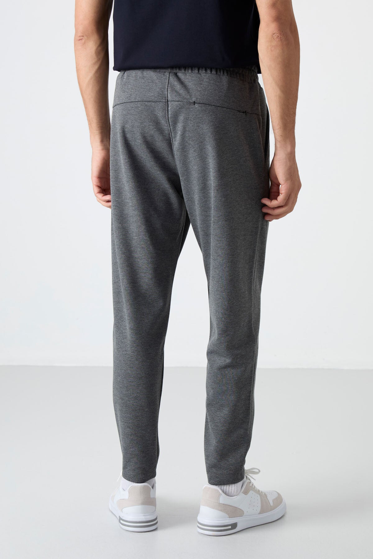 Barnes Anthracite Melange Men's Tracksuit Bottom - 84951