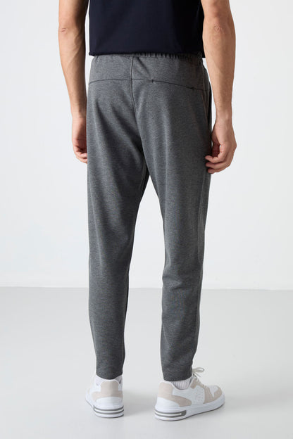Barnes Anthracite Melange Men's Tracksuit Bottom - 84951