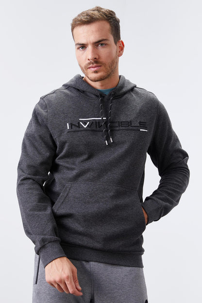 Kangaroo Zip Standard Fit Hooded Men's Sweatshirt - 87883