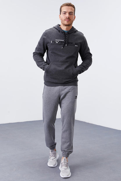 Kangaroo Zip Standard Fit Hooded Men's Sweatshirt - 87883