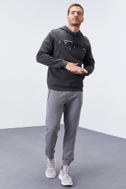 Kangaroo Zip Standard Fit Hooded Men's Sweatshirt - 87883