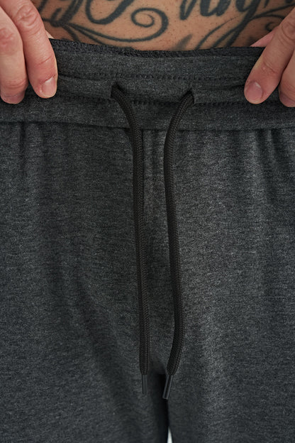 Nigel Antrasit Melange Standard Fit Men's Tracksuit Bottom - 84916