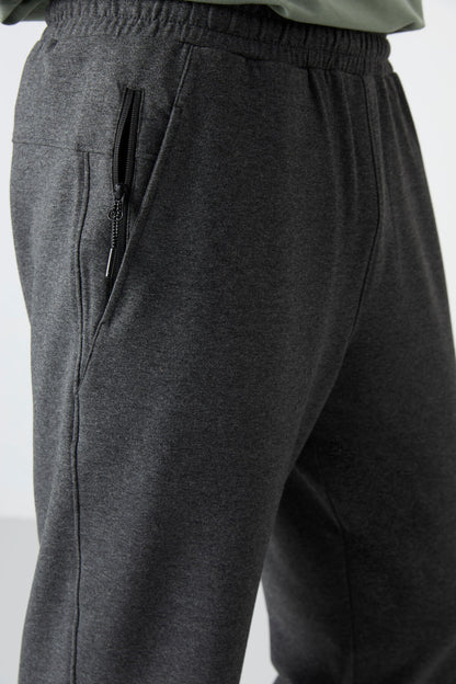 Anthracite Standard Mold Classic Hem Men's Capri - 83092