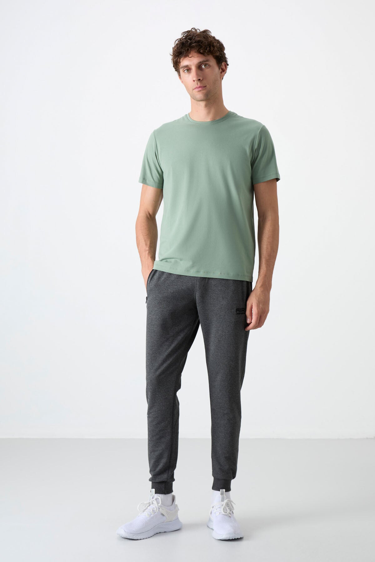Rory Anthracite Melange Jogger Men's Tracksuit Bottom - 84909