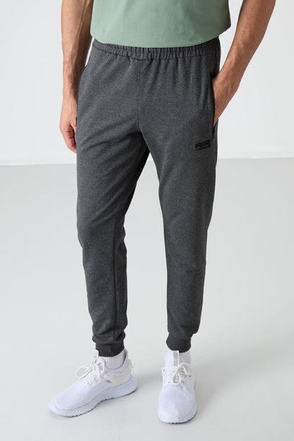 Rory Anthracite Melange Jogger Men's Tracksuit Bottom - 84909