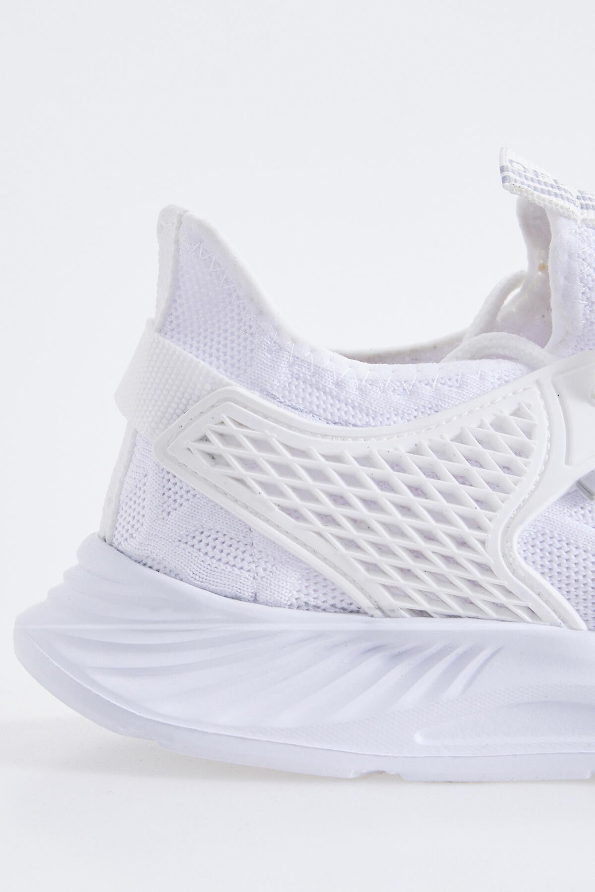White Laced Summer Detailed High Sole Men's Sports Shoes - 89100