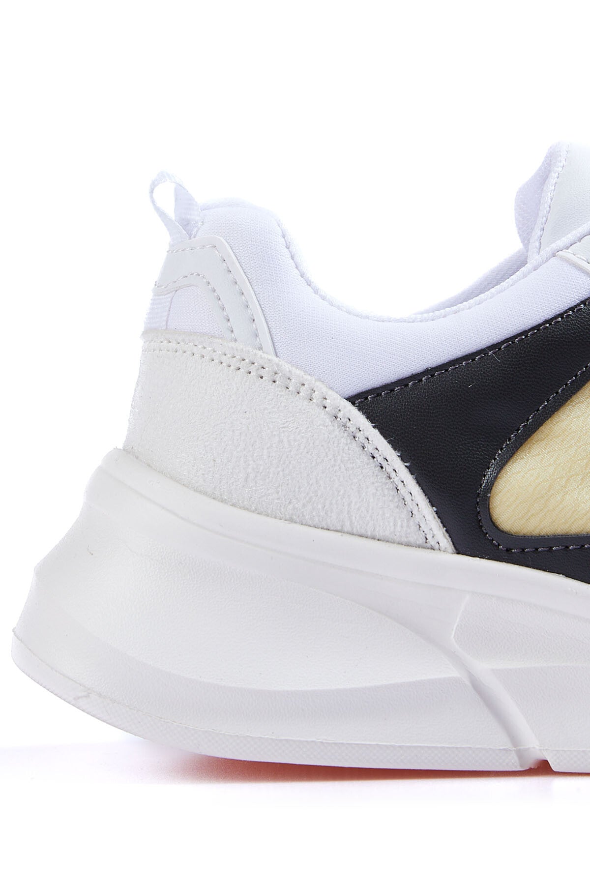 White Laced High Sole Detailed Colorful Women's Sports Shoes - 89203