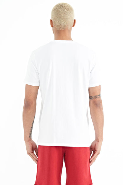 Casey White Standard Fit Men's T-Shirt - 88205