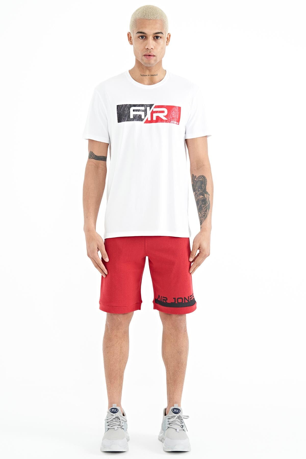 Casey White Standard Fit Men's T-Shirt - 88205