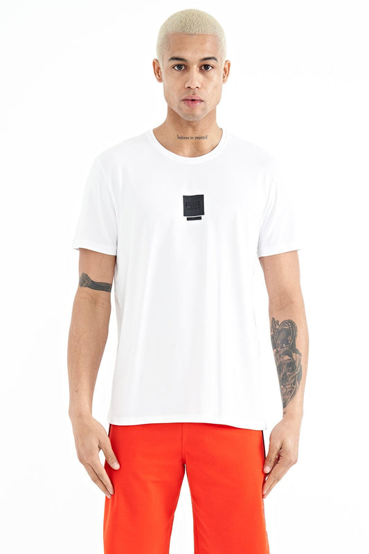 Bert White Standard Fit Men's T-Shirt - 88210