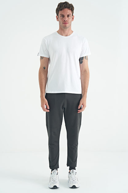 White Basic Men's T-Shirt - 88245