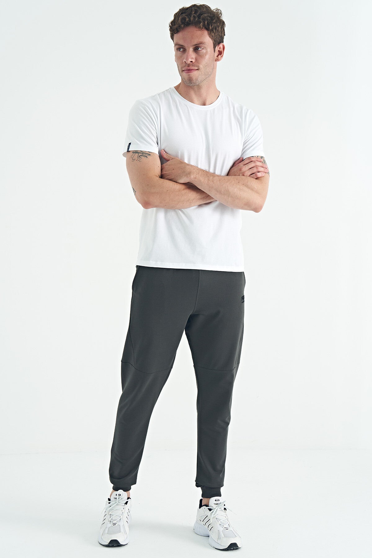 White Basic Men's T-Shirt - 88245