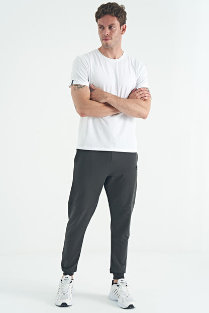 White Basic Men's T-Shirt - 88245