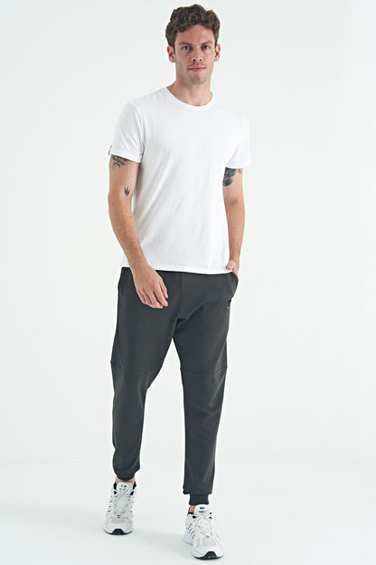 White Basic Men's T-Shirt - 88245