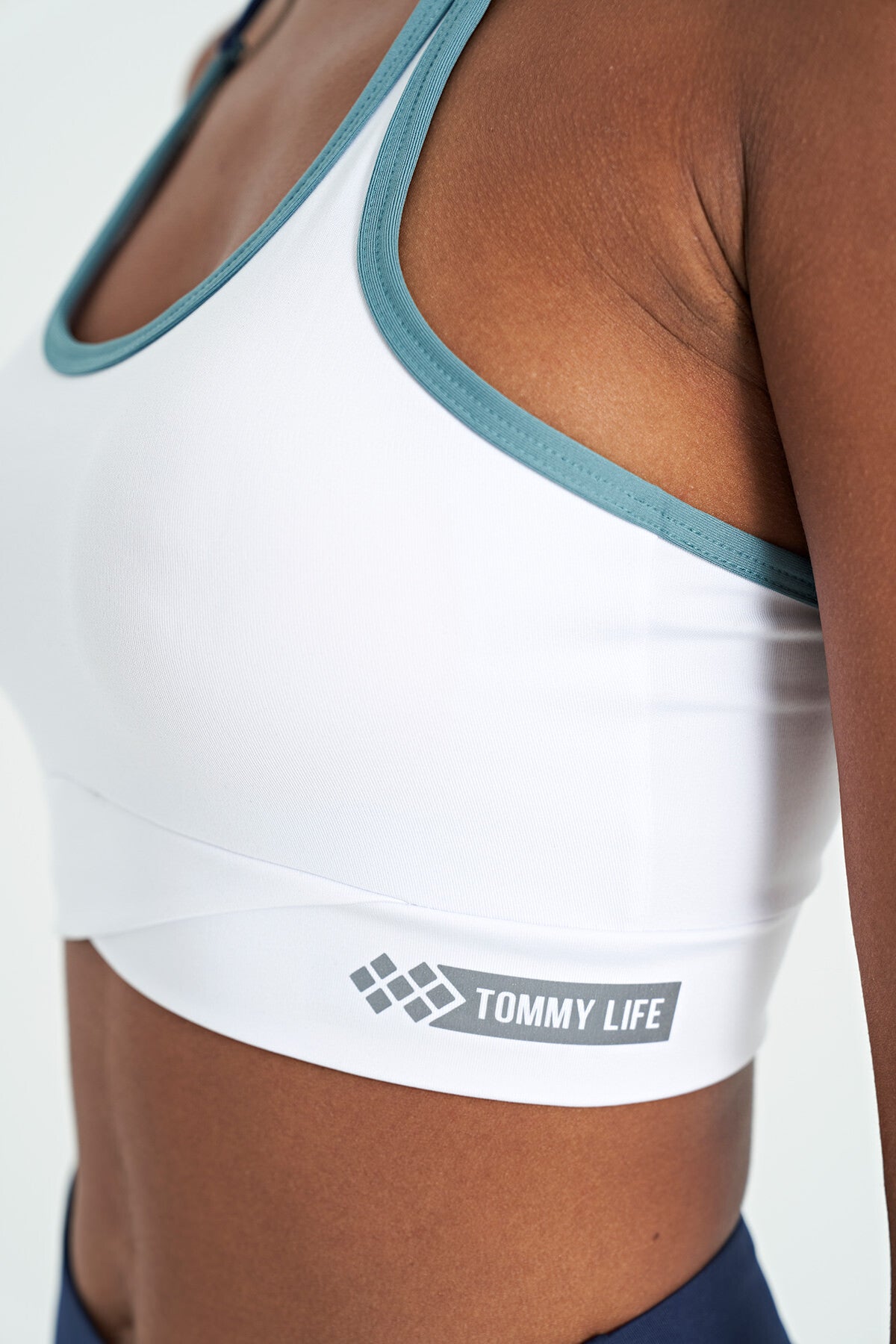White Back Detailed Strapped Slim Fit Women's Bustier - 97254