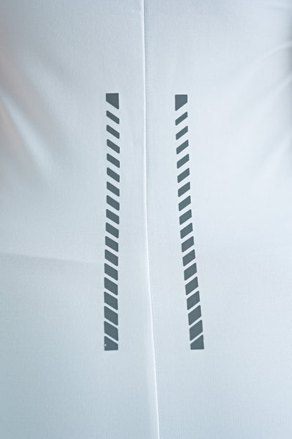 White Back Detailed Print Standard Cut Women's Singlet - 97269