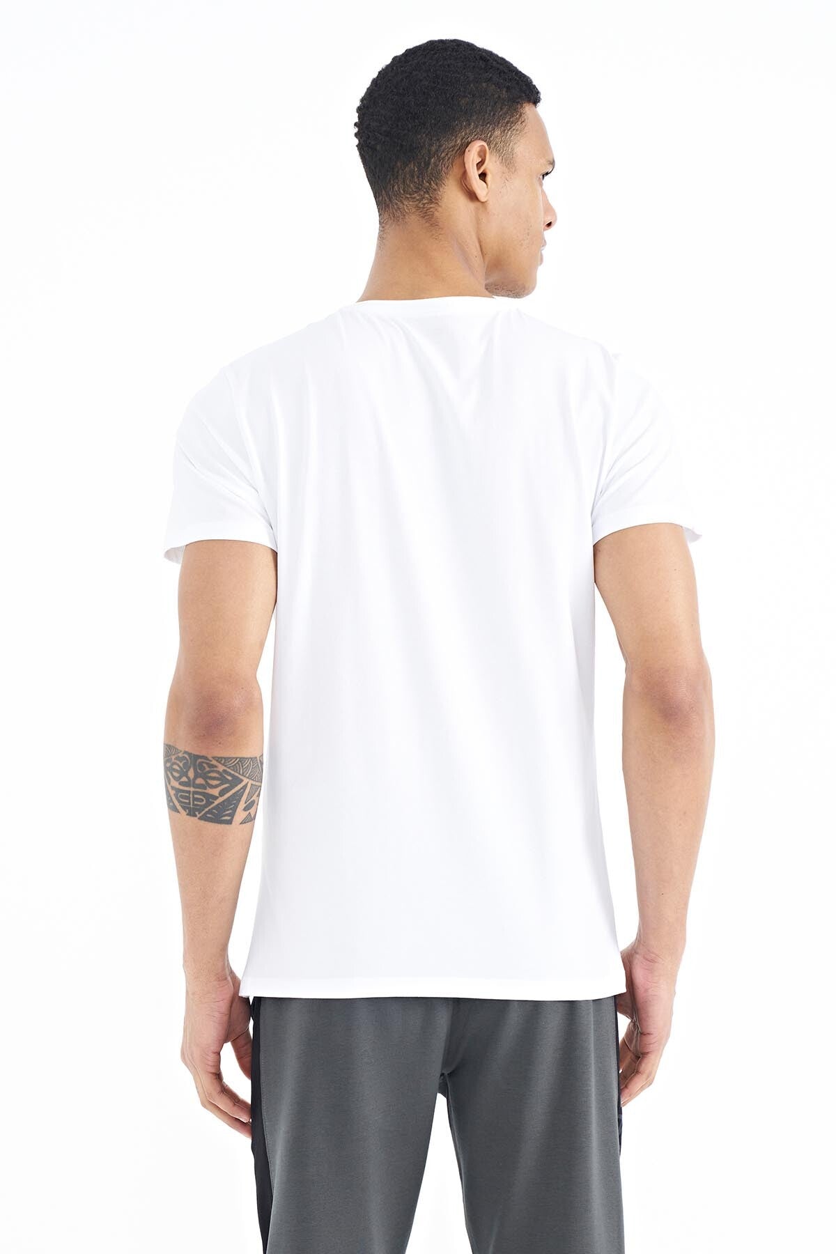 Harley White Standard Fit Men's T-Shirt - 88203