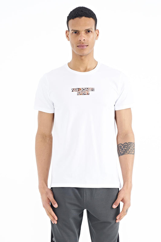 Harley White Standard Fit Men's T-Shirt - 88203