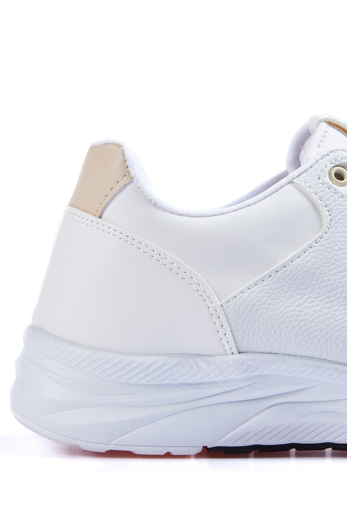 White High Sole Laced PU Leather Men's Sports Shoes - 89113