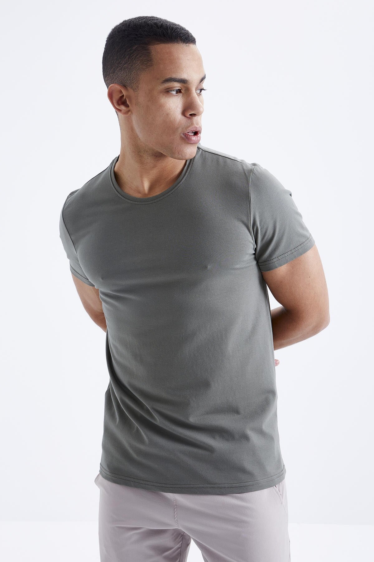 Men's Khaki T-Shirt