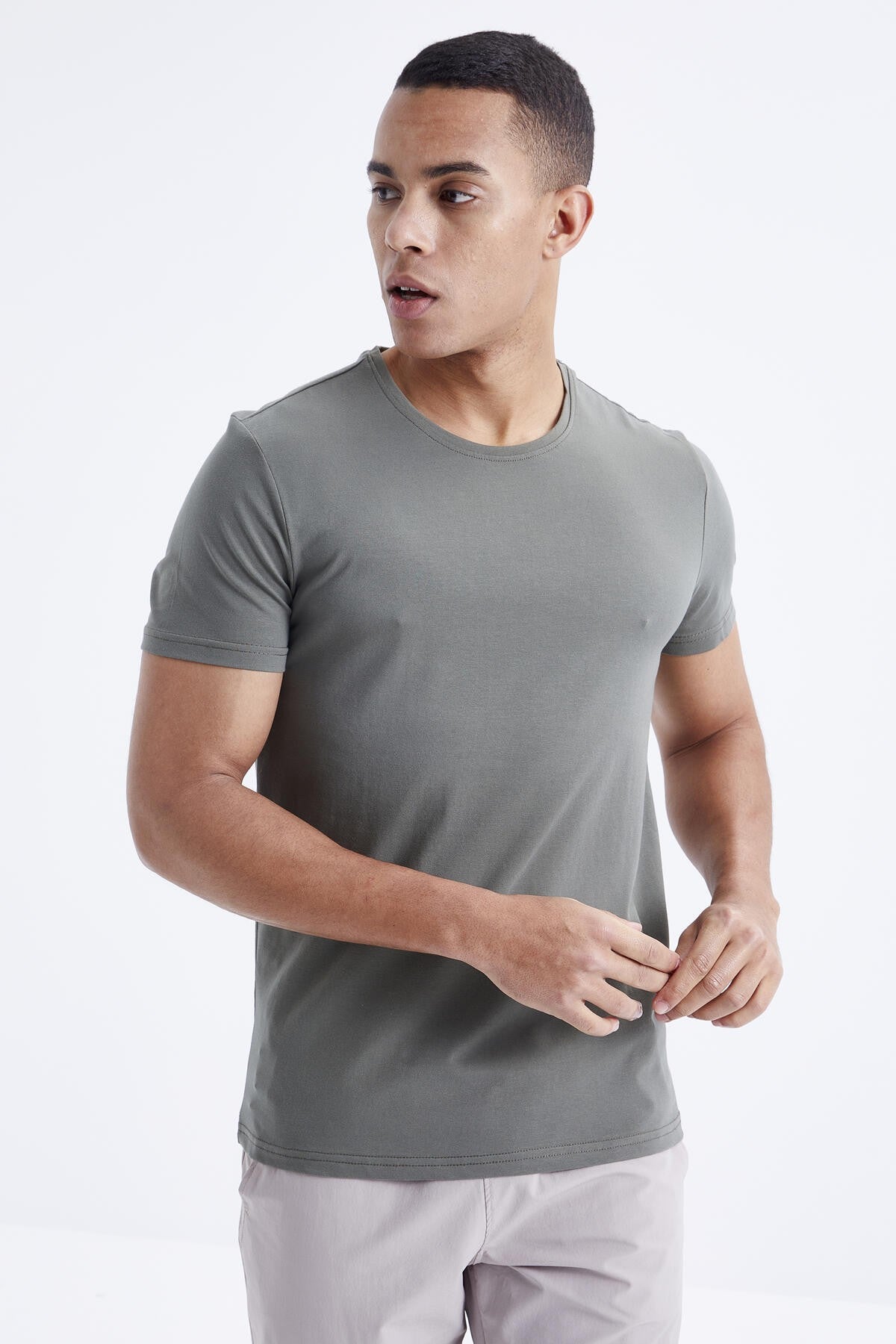 Men's Khaki T-Shirt