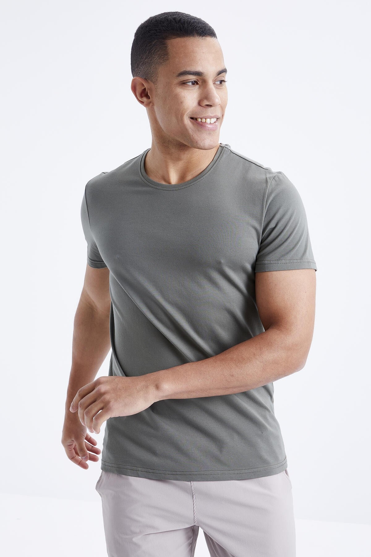 Men's Khaki T-Shirt