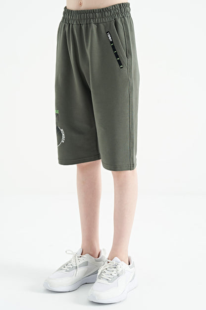 Printed Detailed Laced Standard Cut Boys Shorts - 11128